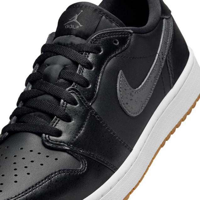 Air Jordan 1 Low G Spikeless Golf Shoe - Black/Grey | NIKE | Golf 