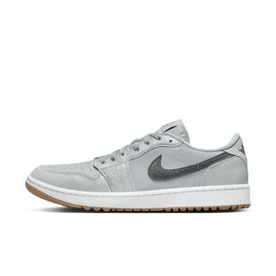 Chaussure Air Jordan 1 Low G sans crampons - Gris/Blanc