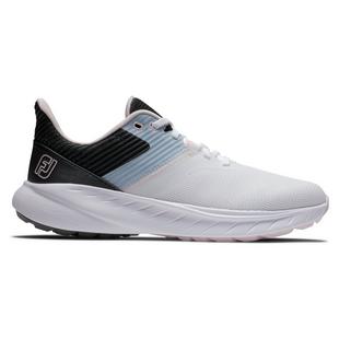Women's Flex Spikeless Golf Shoe - White/Pink FOOTJOY