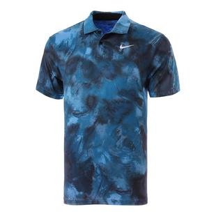 Men's Dri Fit Tour Ombre Print Short Sleeve Polo NIKE