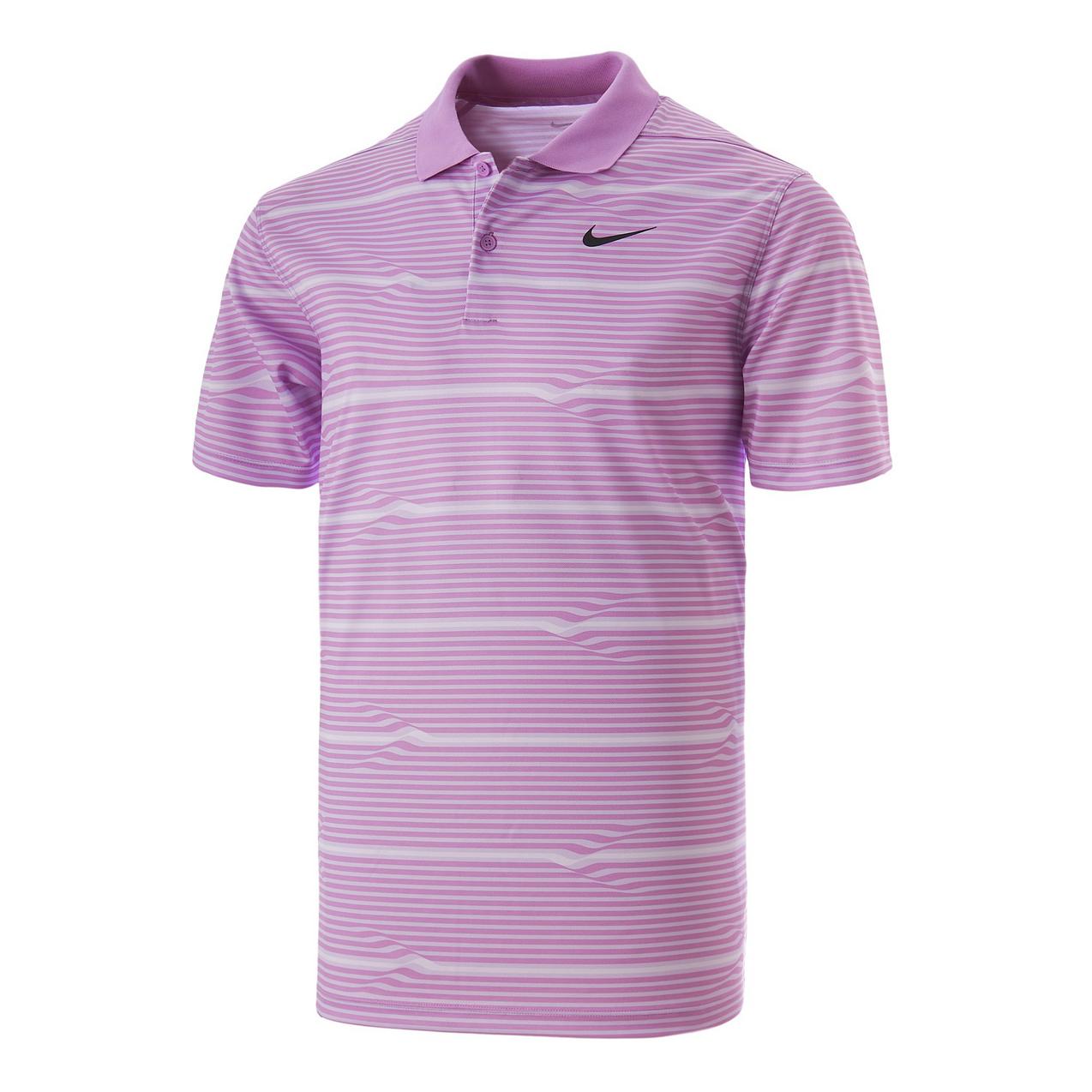 Men'S Dri Fit Tour Victory Ripple Short Sleeve Polo