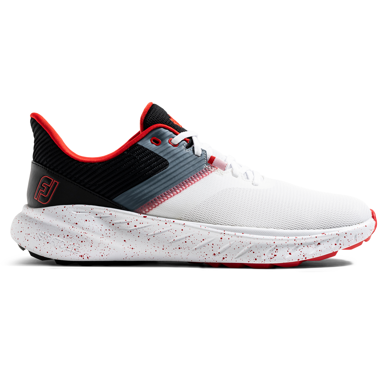 Men's Canada Flex Spikeless Golf Shoe - White/Black/Red