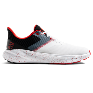 Men's Canada Flex Spikeless Golf Shoe - White/Black/Red FOOTJOY