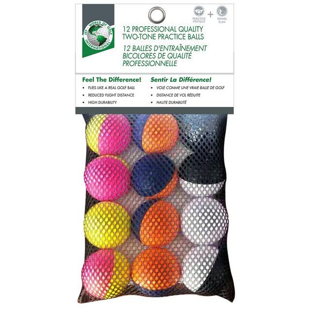 Two-Toned Foam Practice Balls | JEF WORLD OF GOLF | Training Aids