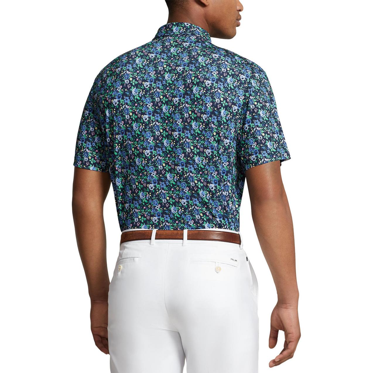 Men's Airflow Newport Petal Print Short Sleeve Polo
