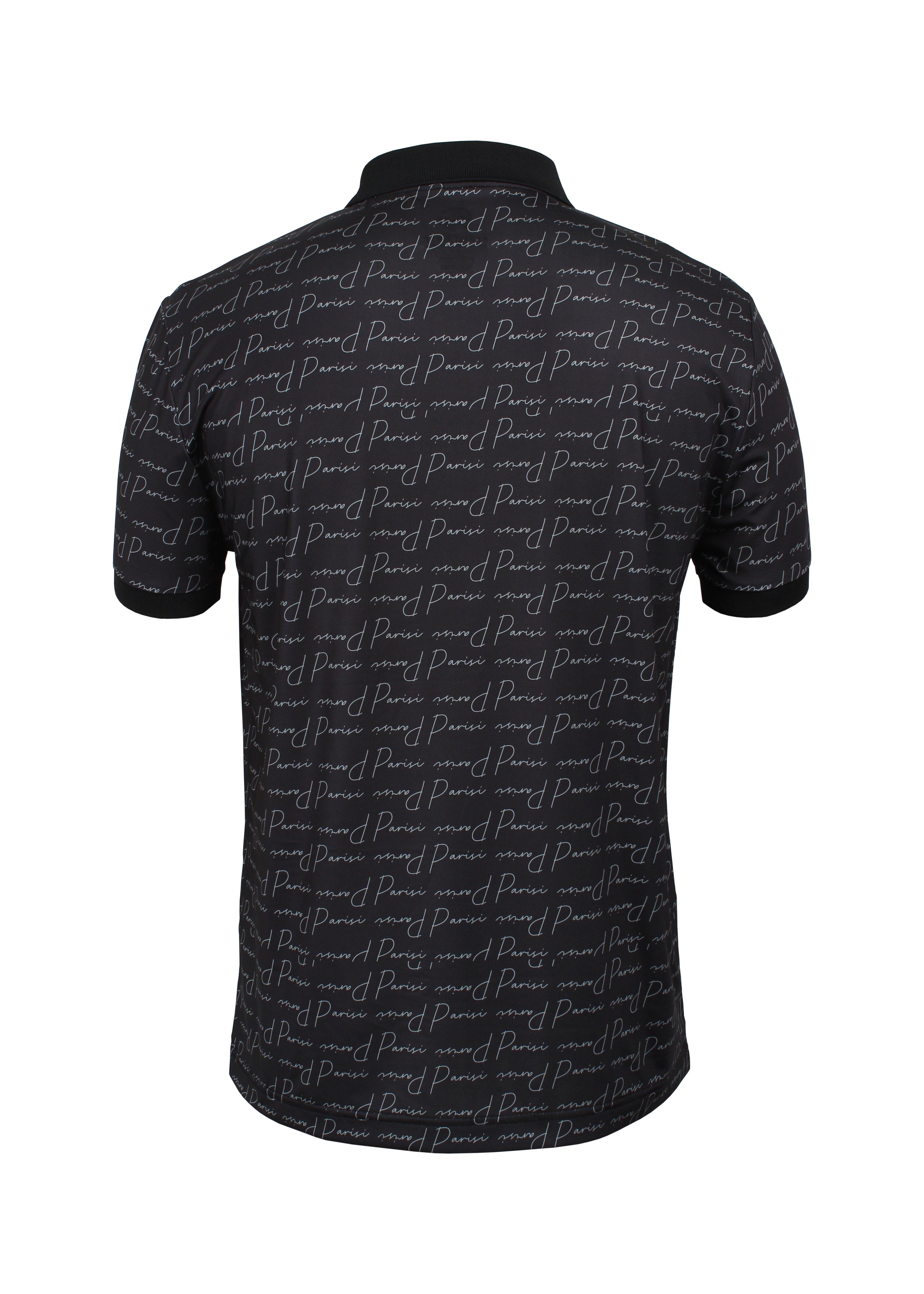 Men's 1/2 Zip AOP Technical Jersey Short Sleeve Polo