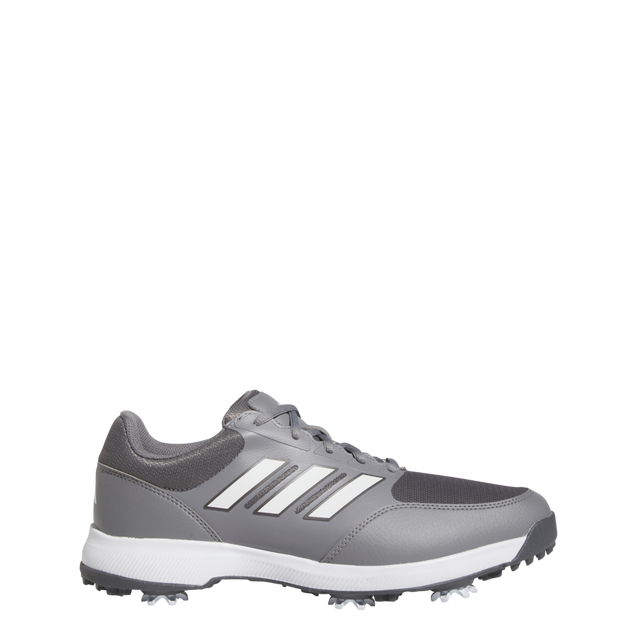 Men s Tech Response 3.0 Spiked Golf Shoe Grey White ADIDAS Golf Shoes Men s Golf Town Limited