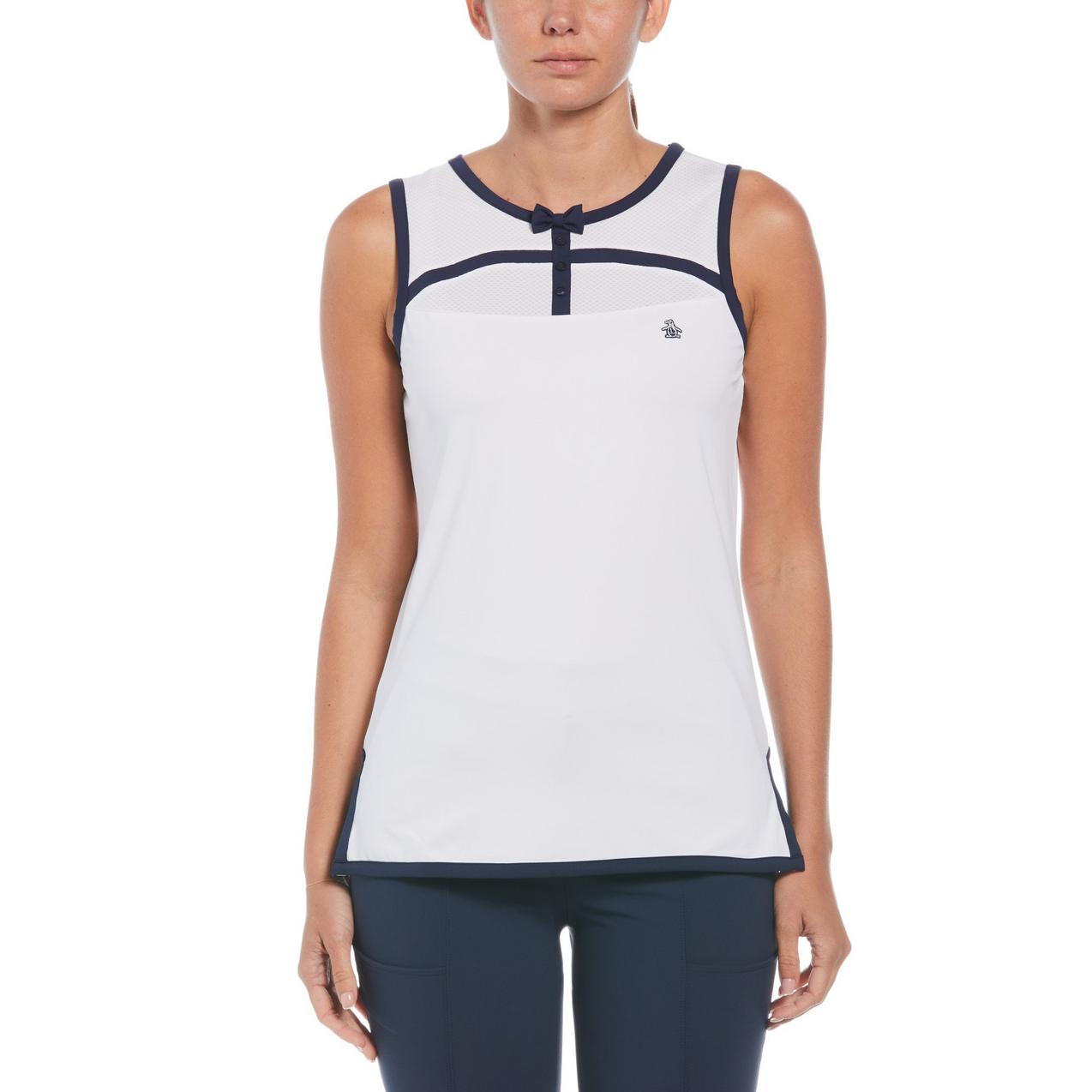 Women's Bow Sleeveless Polo