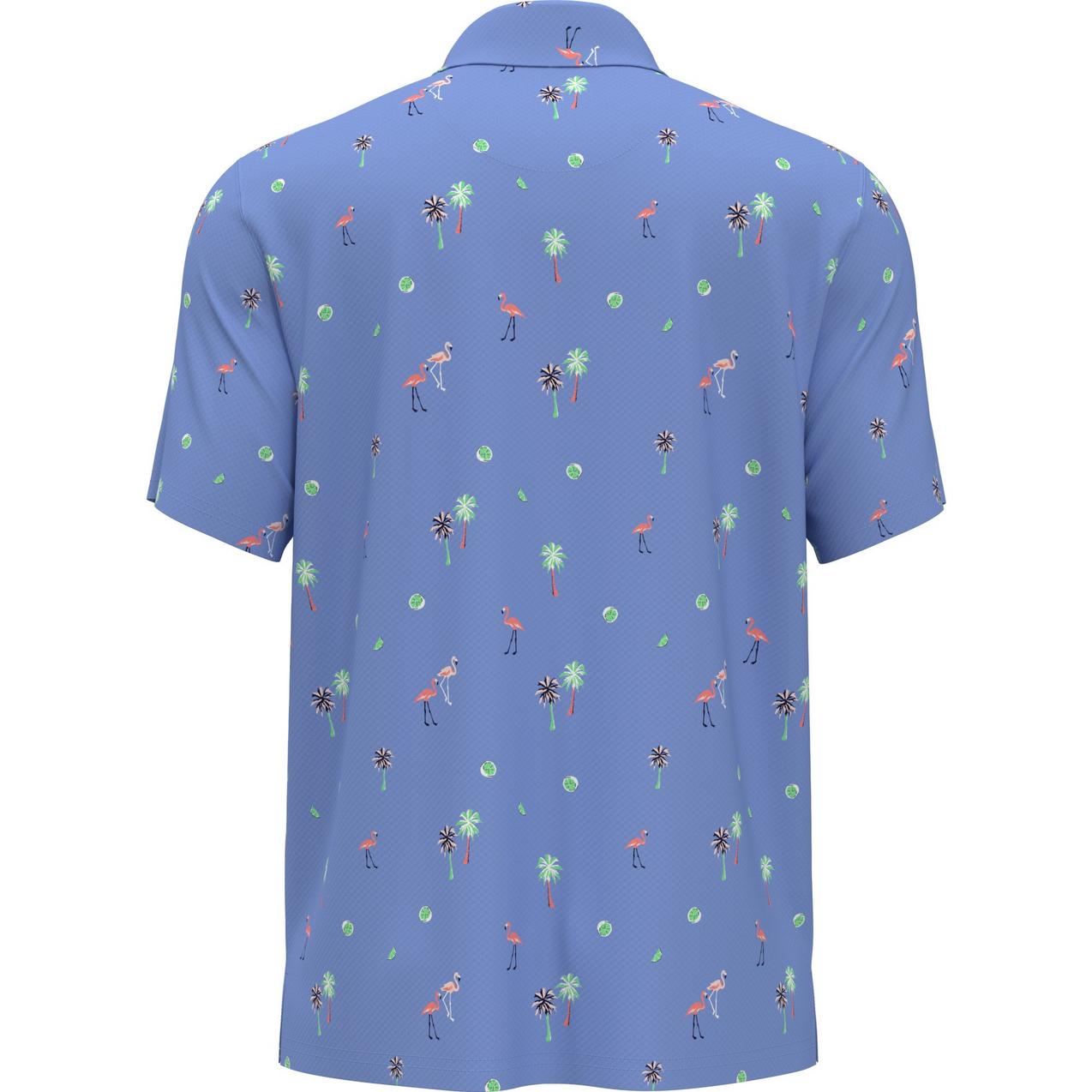 Men's Flamingo Conversational Short Sleeve Polo