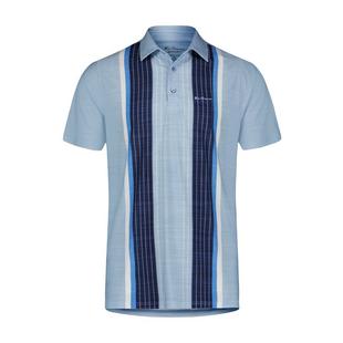 Men's Vertical Stripes Short Sleeve Polo BEN SHERMAN