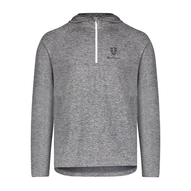 Men's Seamless Knit 1/4 Zip Hoodie BEN SHERMAN