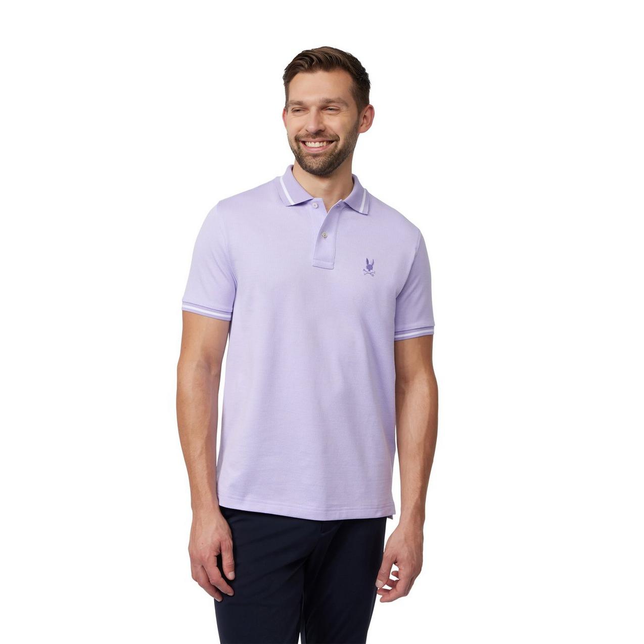 Men's Warsaw Jacquard Pique Short Sleeve Polo
