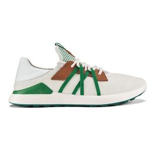 Men's Manele Spikeless Golf Shoe - White/Green OLUKAI