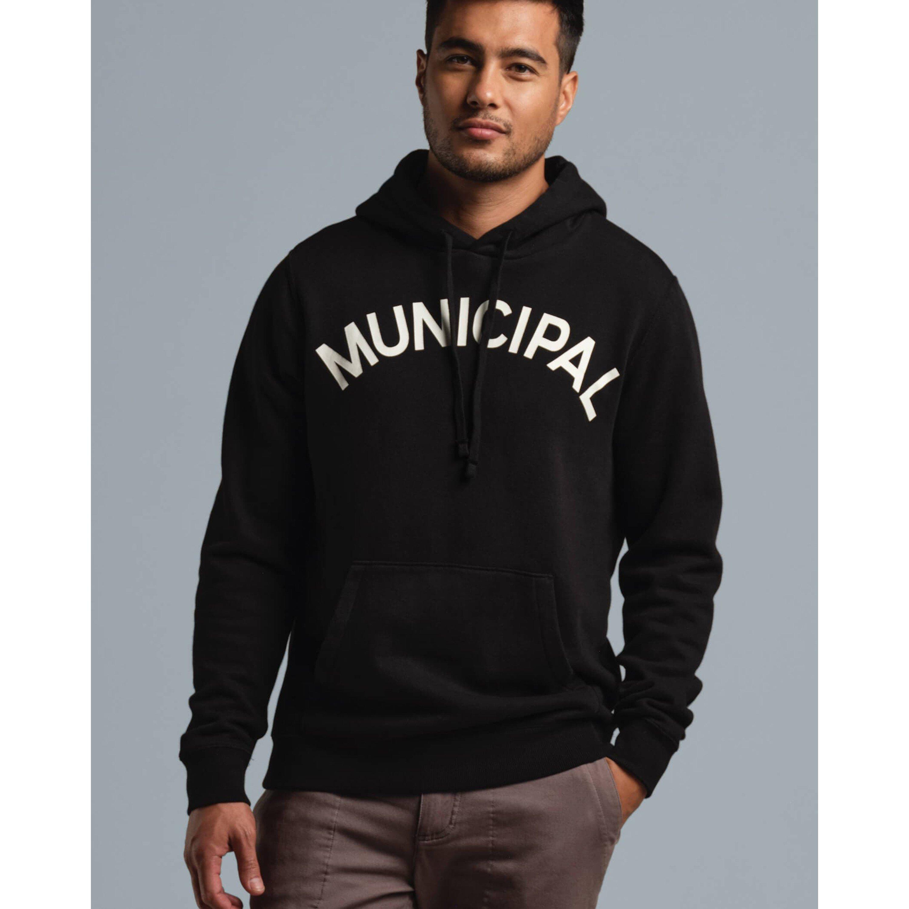 Municipal | Men's Origin 300 Hoodie, Black Natural, Size Medium