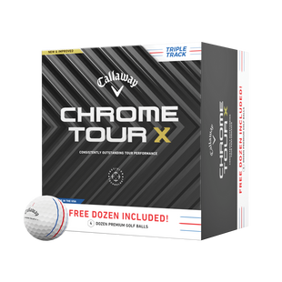Balles Chrome Tour X Triple Track - 3 + 1
