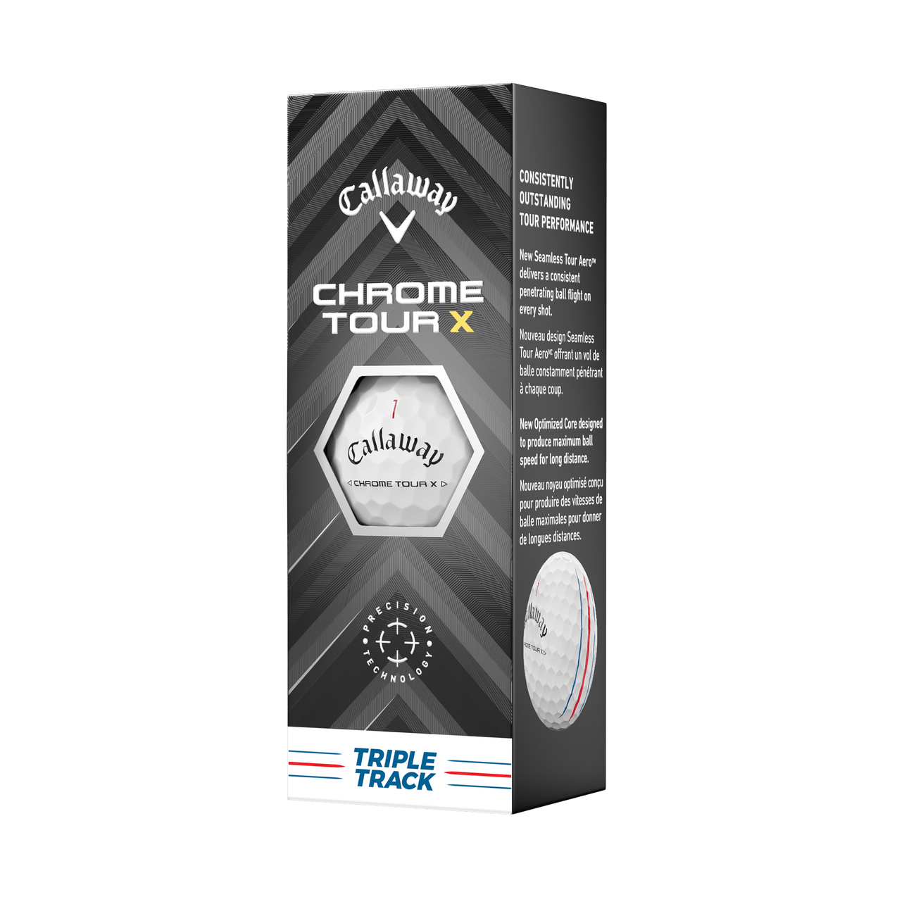 3+1 - Chrome Tour X Triple Track Golf Balls