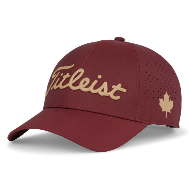 Men s Players Performance Adjustable Cap Canada Day TITLEIST Hats Men s RED Golf Town Limited