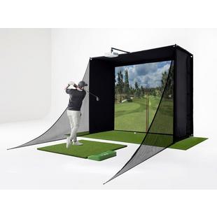 Ensemble avec simulateur de golf
