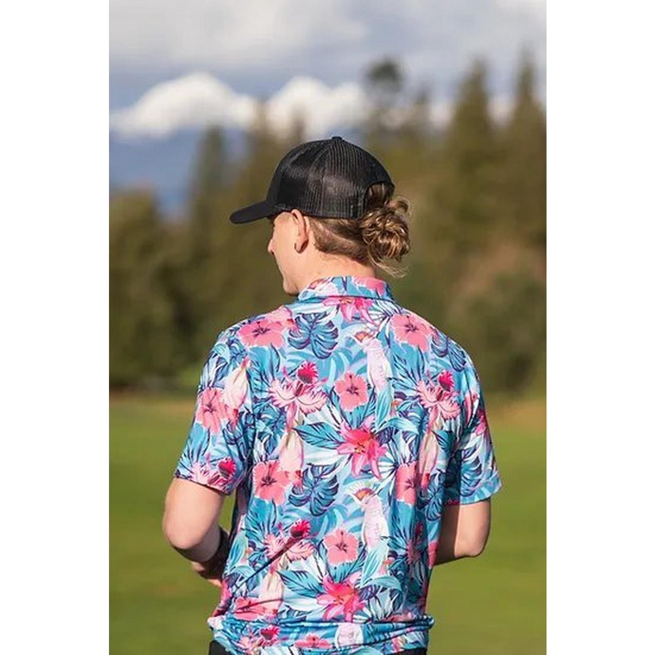 Men's Parrot Short Sleeve Polo