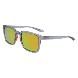 Circuit Mirrored Sunglasses - Grey/Orange