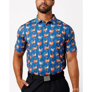 Men's Cocky Rooster Short Sleeve Polo