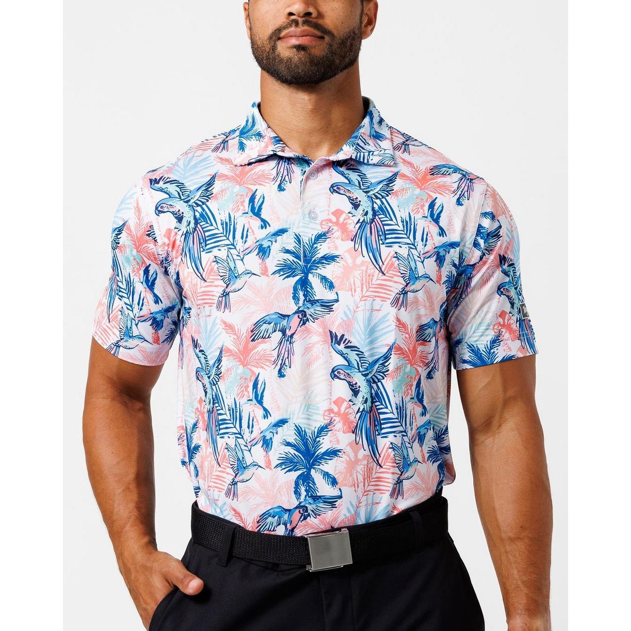 Men's Birds of Paradise Short Sleeve Polo