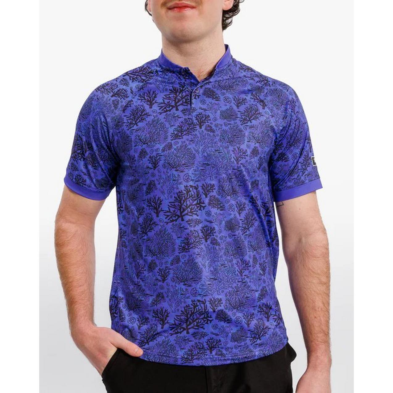 Men's Relief Reef Short Sleeve Blade Collar Polo