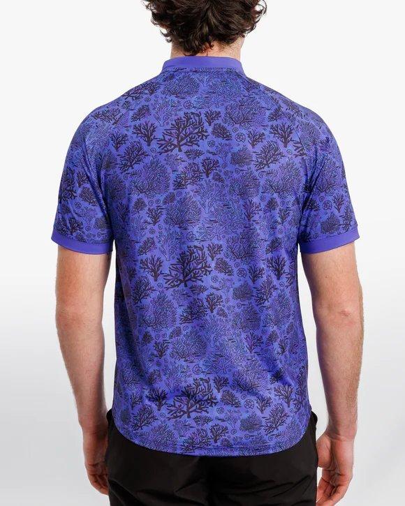 Men's Relief Reef Short Sleeve Blade Collar Polo