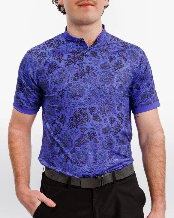 Men's Relief Reef Short Sleeve Blade Collar Polo