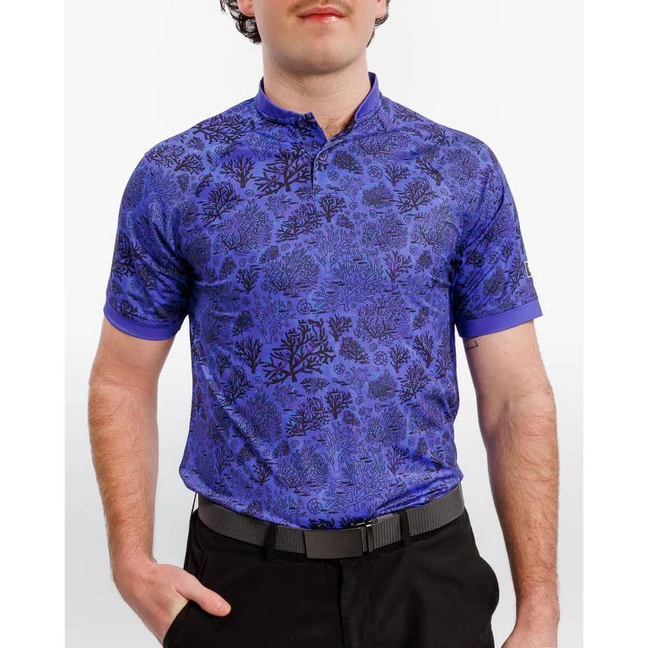 Men's Relief Reef Short Sleeve Blade Collar Polo