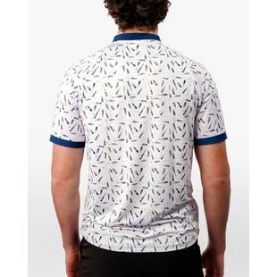 Men's Uphill Paddle Short Sleeve Blade Collar Polo WAGGLE