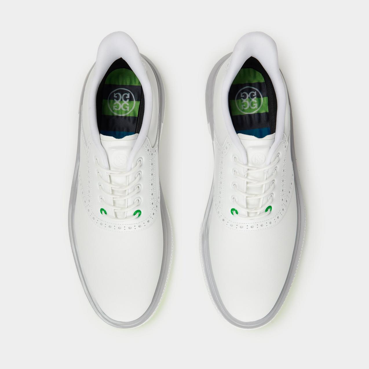 Men's Gallivan2r TPU Brogue Saddle Spikeless Golf Shoe - White/Green