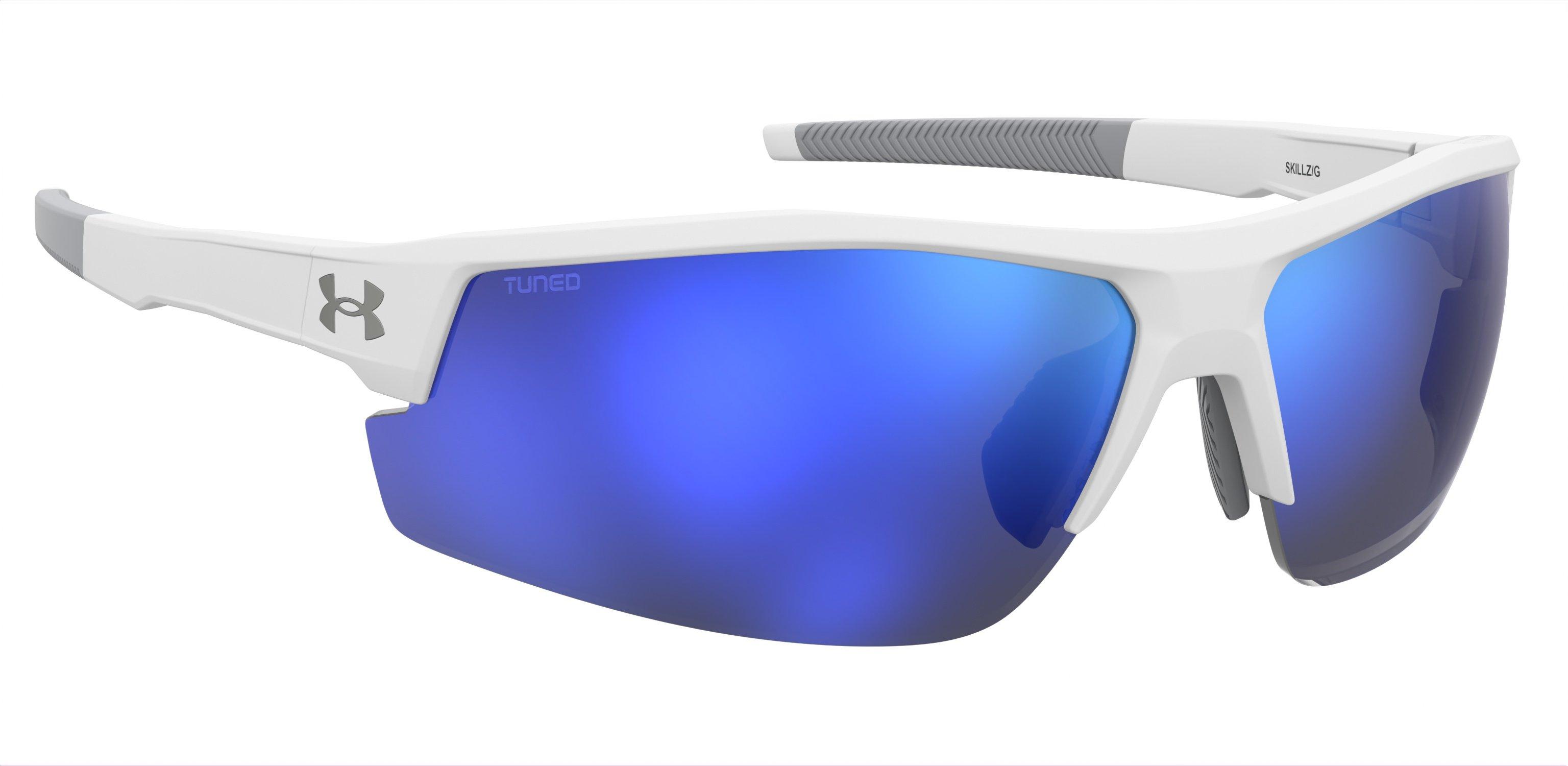 SKILLZ/G Sunglasses - White/Blue
