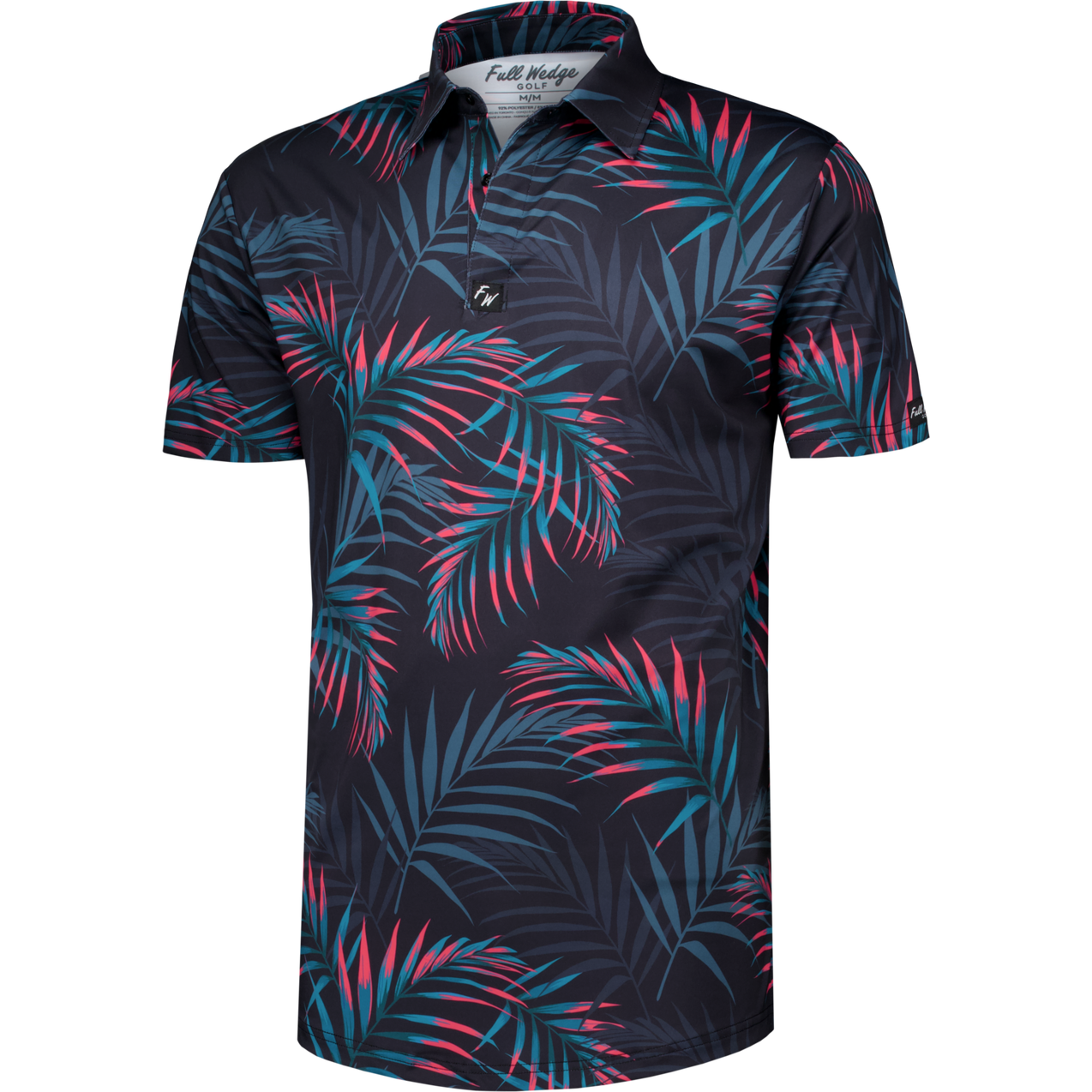 Men's Midnight Palm Short Sleeve Polo