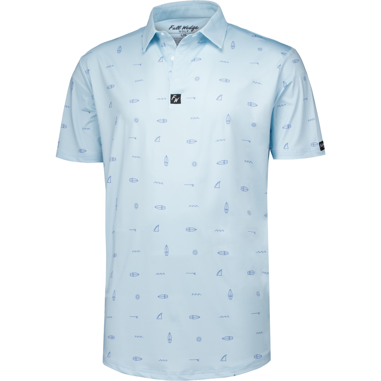 Men's Surf Short Sleeve Polo