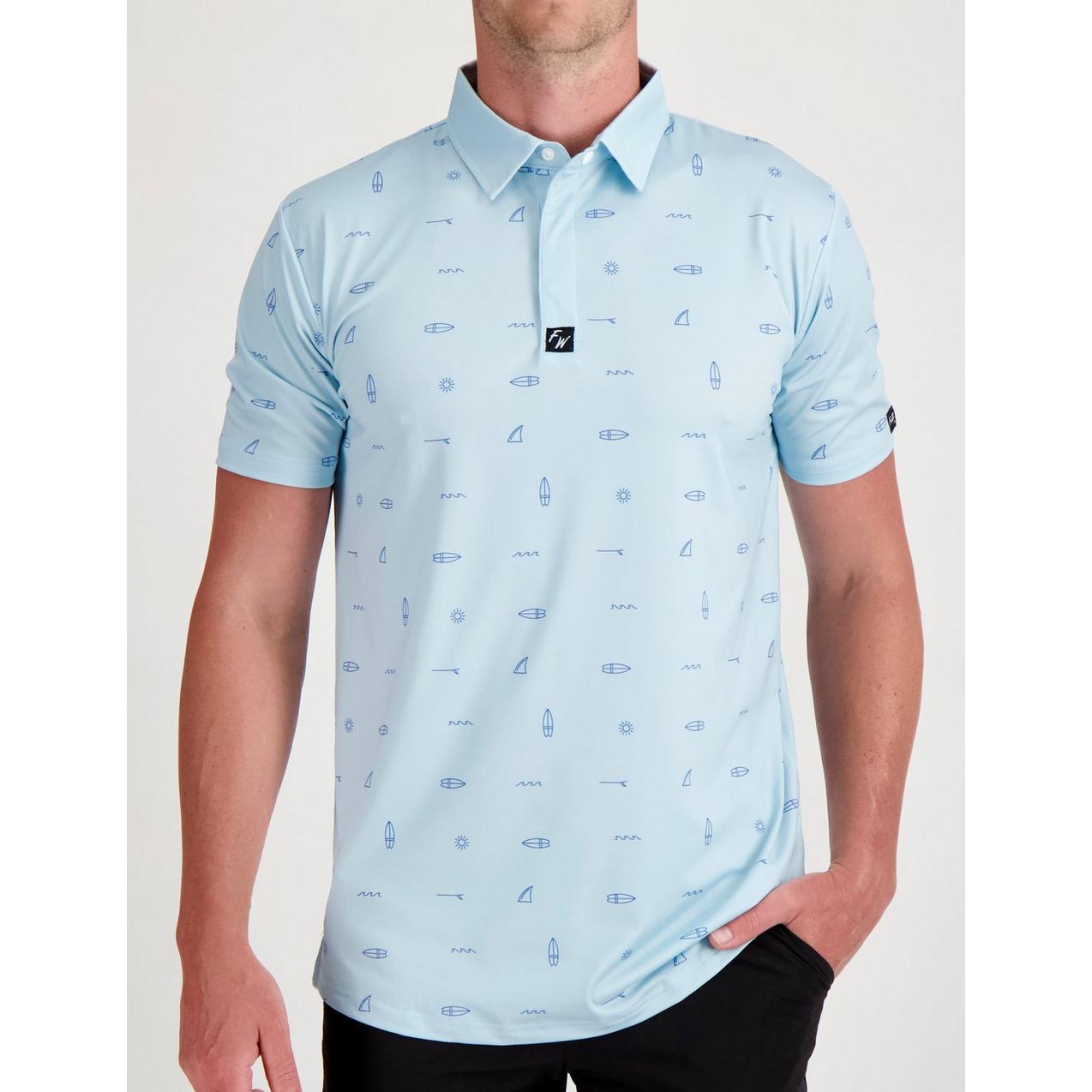 Men's Surf Short Sleeve Polo