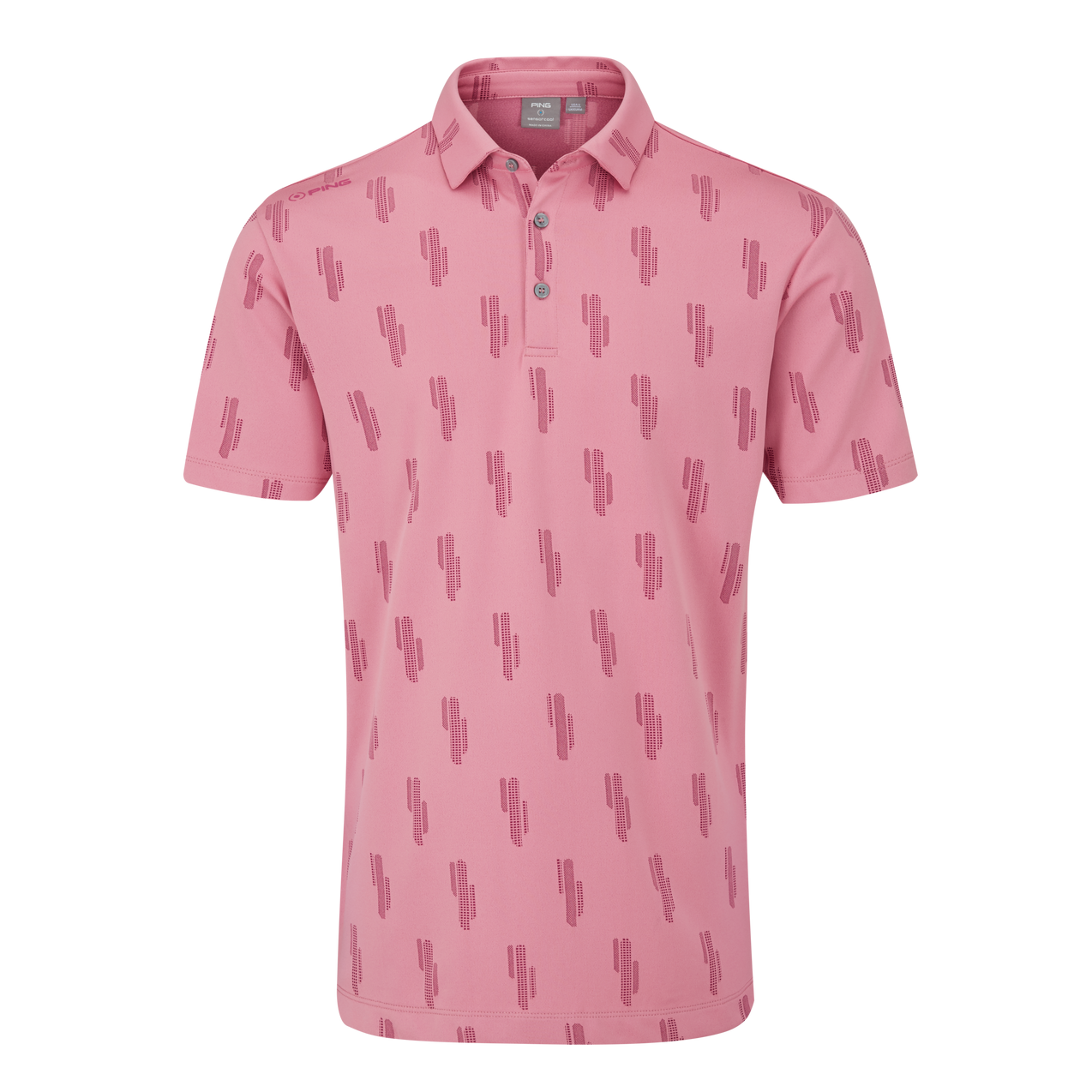 Men's Arizona Cactus Short Sleeve Polo