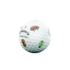 Chrome Tour Golf Balls - Hot Dogs