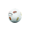 Chrome Tour Golf Balls - Hot Dogs