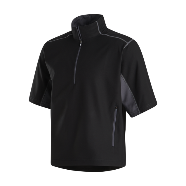 Pull Coupe-vent Golf FootJoy FJ DryJoys – Manches Courtes, Noir, Taille M