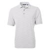Men's Virtue Eco Pique Botanical Print Recycled Short Sleeve Polo