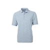 Men's Virtue Eco Pique Botanical Print Recycled Short Sleeve Polo