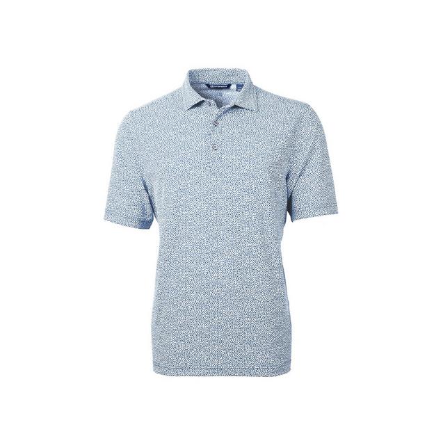 Men's Virtue Eco Pique Botanical Print Recycled Short Sleeve Polo CUTTER & BUCK