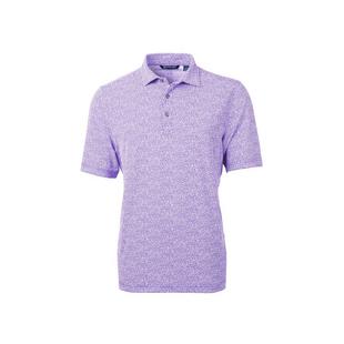 Men's Virtue Eco Pique Botanical Print Recycled Short Sleeve Polo CUTTER & BUCK