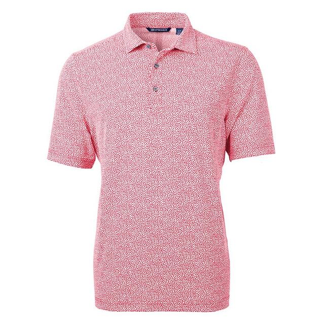 Men's Virtue Eco Pique Botanical Print Recycled Short Sleeve Polo CUTTER & BUCK