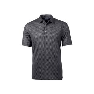 Men's Pike Banner Print Stretch Short Sleeve Polo CUTTER & BUCK