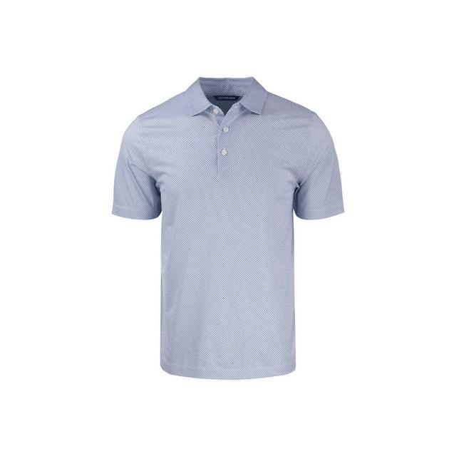 Men's Pike Eco Symmetry Print Stretch Recycled Short Sleeve Polo CUTTER & BUCK