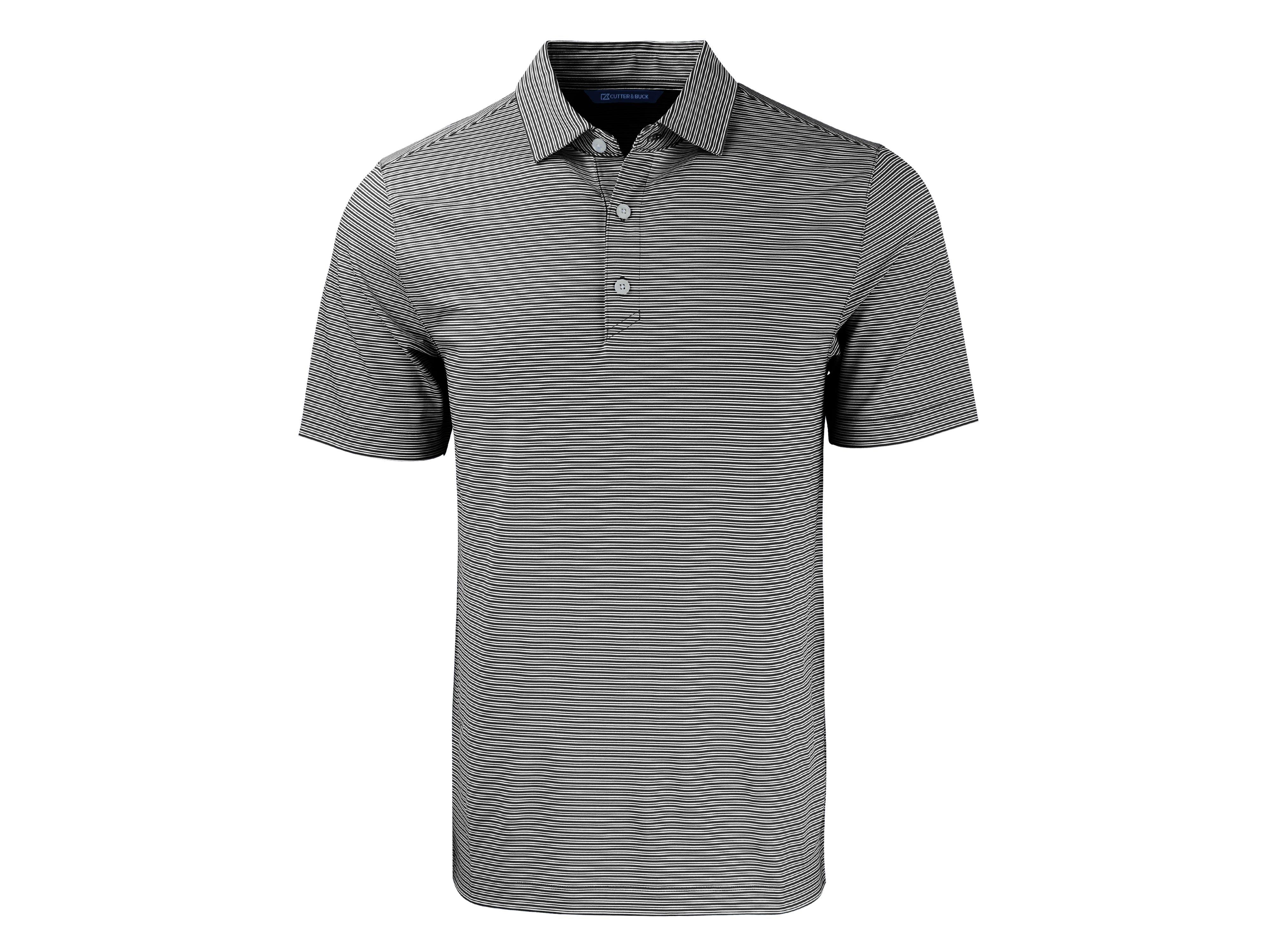 Men's Forge Eco Double Stripe Stretch Recycled Short Sleeve Polo