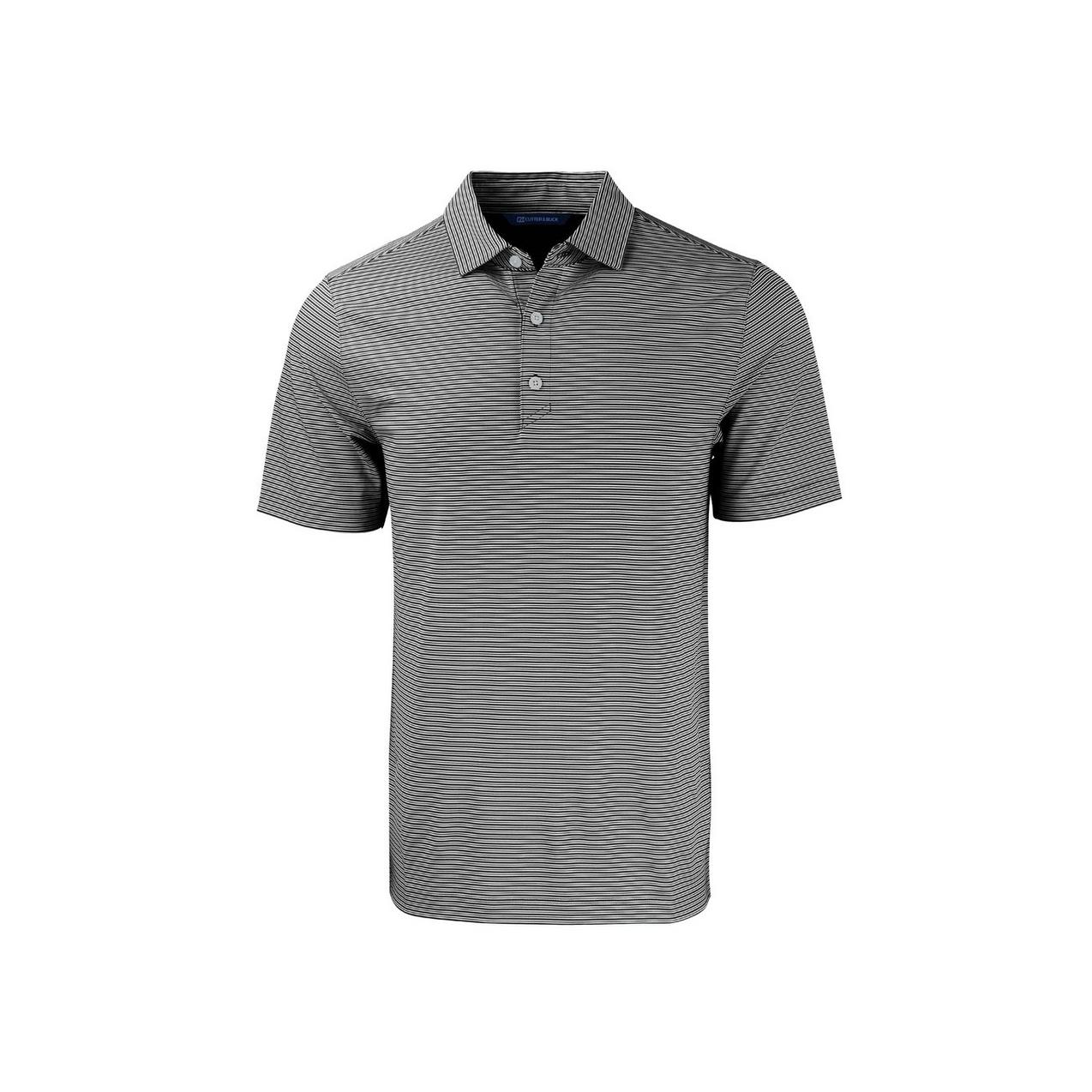 Men's Forge Eco Double Stripe Stretch Recycled Short Sleeve Polo