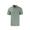 DARK GREEN | Men's Forge Eco Double Stripe Stretch Recycled Short Sleeve Polo